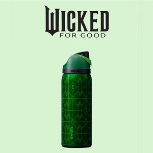 🖤 Owala FreeSip 32oz — Elphaba “Wicked for Good” — Glossy & Sculpted